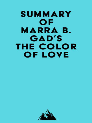 cover image of Summary of Marra B. Gad's the Color of Love